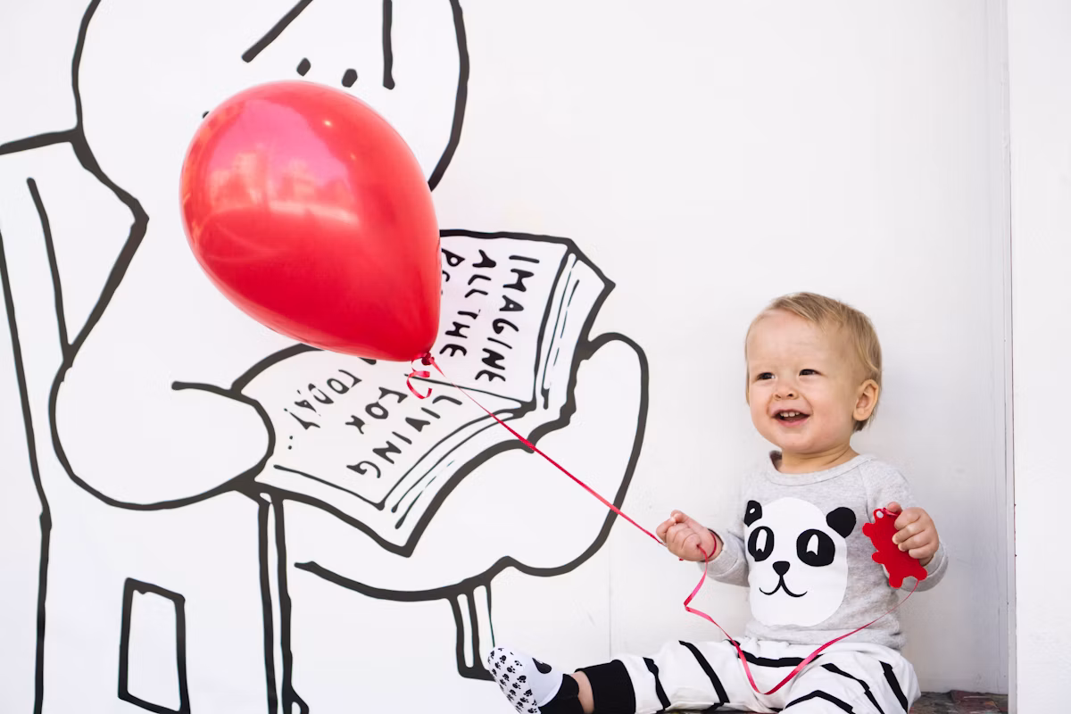 A caring adult reading together with young children