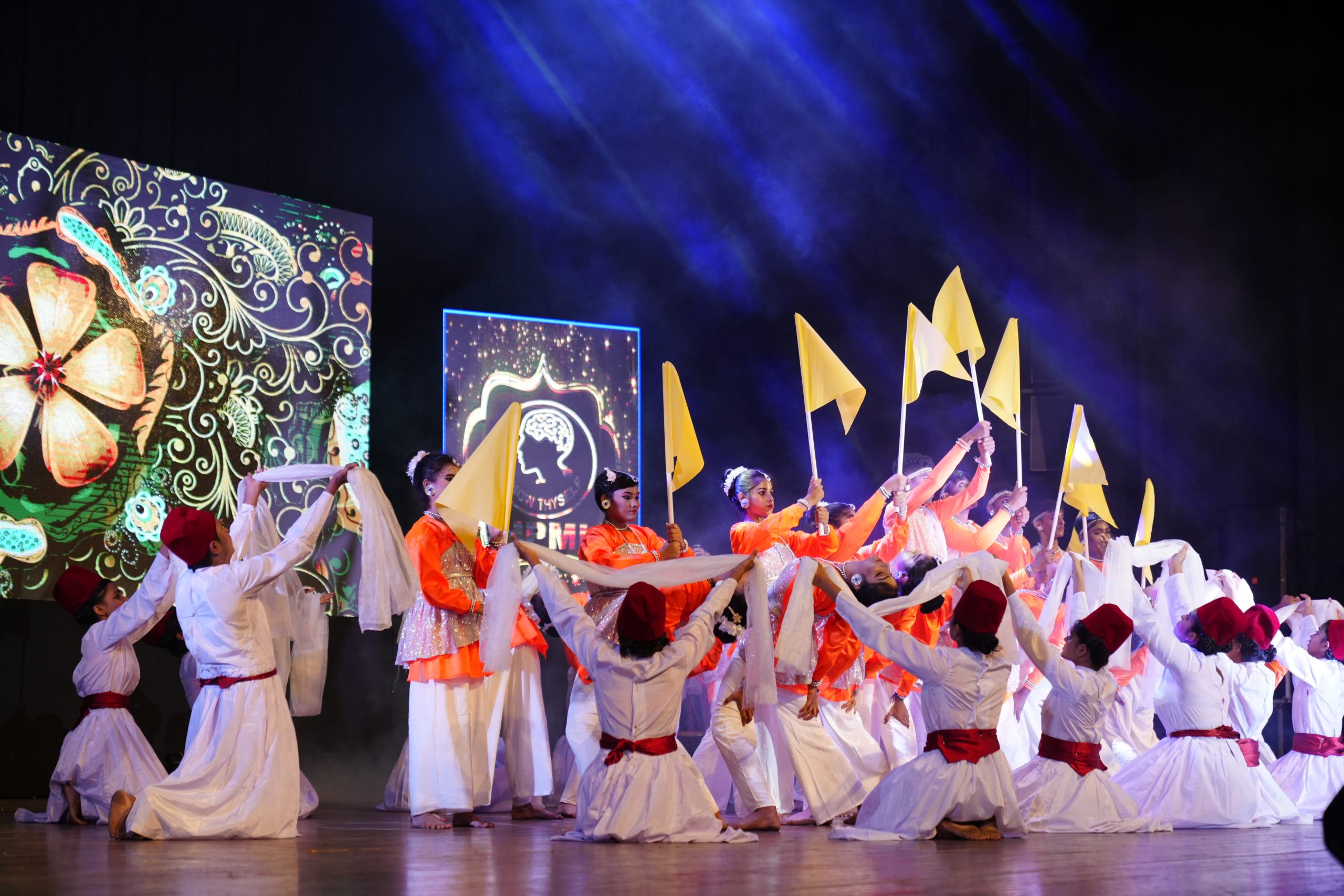 Students performing at Aanvaya annual cultural programme